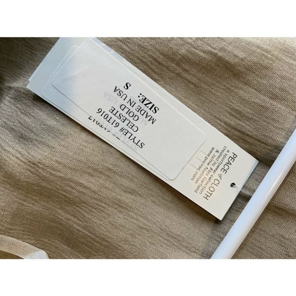 New Peace Of Cloth Celeste Open Front Jacket Small S - Picture 9 of 11